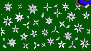 Düz Çiçek Elementleri Tasarımı. Renkli Bahar Teması eskiz kalıbı. Çocuk stili. Çiçekli çizim raster arkaplanı.