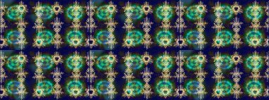 Renkli elementlerle Raster ilginç desen.