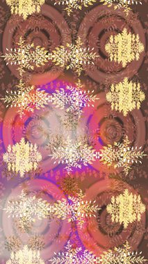 Raster illüstrasyonu. Kar taneleri arka planda. Kar tanesi süsleme deseni. Renkli arka planda izole edilmiş kar tanelerinin düz tasarımı. Kar taneleri deseni.