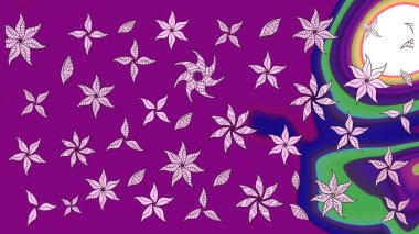 Beautiful watercolor Bouquet of summer flowers sketch pattern. Nice fabric pattern.