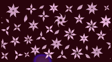 Elle çizilmiş sonbahar çiçeği deseni. Kahverengi renkli çiçekler. Renkli kahverengi çizim deseni. Doodle tarzı. Tekstil ve kapak tasarımı için mükemmel.