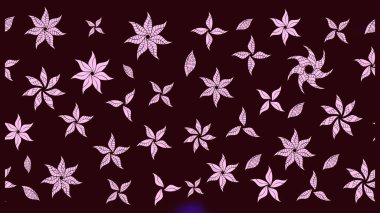 Kahverengi renkli çiçekler. Elle boyanmış suluboya resim çizimi çiçekler ve bitkiler.