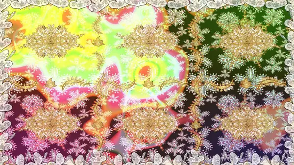 Tarafsız renklerde raster altın desen. Soyut duvar kâğıdı, ambalaj dekorasyonu. Altın kar taneleri basit, pürüzsüz desen. Kışın sembolü, Mutlu Noel tatili, Mutlu yıllar 2019.