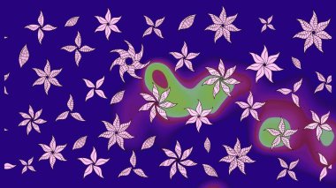 Paketleme, tekstil, duvar kâğıdı için çiçek eskizi. Klasik çiçek desenli. Yumuşak fayans. Raster 'ın taze dokusu. Yumuşak pamuk tasarımı.