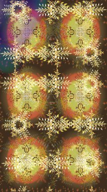 El çizimi Noel Raster illüstrasyonu. Kar Taneleri Karalamaları. Yeni Yıl Dekoratif Kar Taneleri Arkaplanı.