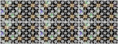 Raster resim. Çiçek desenli çiçek ve yaprakları ile. Sevimli küçük çiçek desenle.