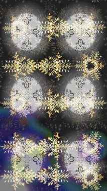 Sembol kışı, donmuş, Noel, yeni yıl tatili. Raster illüstrasyonu. Gri, nötr ve mavi siluet kar tanesi işareti. Düz dizayn. Grafiksel element dekorasyonu. Kar Tanesi mozaik simgesi.