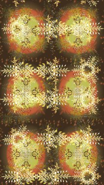 Ethnic Mandala ornament. Can be used for textile, greeting card, coloring book, phone case print. Indian floral paisley medallion pattern. Raster Henna tattoo style.