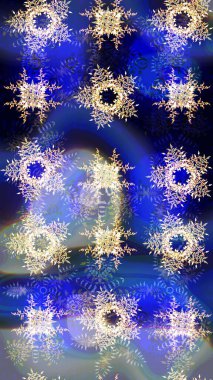 Tekstil için Lacy Fashion Print. Mandalas 'ın dekoratif dokusu. Lace Snowflakes 'in etnik kökü. Folk Style. Kumaş veya Duvar Kağıdı Tasarımı. Stilize Çiçekler. Raster illüstrasyonu.