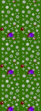 Raster Hip kumaş deseni. Eskiz Vintage Çiçek Deseni.