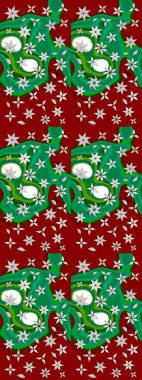 Ultraviyole kumaş deseni. Organik motif arka planı. Raster illüstrasyonu. Çizim deseni.