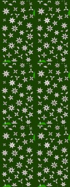 Şirin, zarif çiçekler Raster illüstrasyonu. Tekstil için figür. Poster ya da kapak için arka plan. Yapraklı çizim şekli. Davetiye ve kartpostal tasarımı için dekoratif çiçek unsurları.