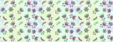 El çizimi Noel Raster illüstrasyonu. Yeni yıl dekoratif kar taneleri arka planı. Kış Kar Taneleri Karalamaları.