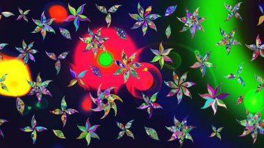 Renkli Bahar Teması eskiz kalıbı. Çiçekli çizim şekli. Gri renkli çiçekler. Düz Çiçek Elementleri Tasarımı.