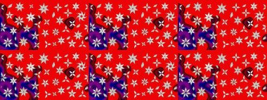 Anti-stres için soyut örnek sayfası. Kırmızı renklerde. Raster illüstrasyonu.