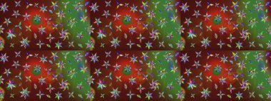 El yapımı çiçek ve bitki koleksiyonu. Raster illüstrasyonu. Raster illüstrasyonu. Eskiz tarzı kahverengi renklerde. Şirin karalamalı çiçek deseni çiz..