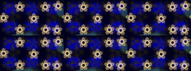 Renkli elementlerle Raster ilginç desen.