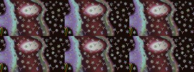 Güzel suluboya yaz çiçekleri deseni..