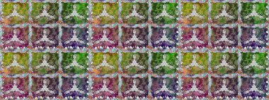 Yumuşak, yeşil renkli bahar çiçekleri. Raster illüstrasyonu. Raster çiçek desenli ve çiçekli..