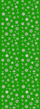 Yeşil ve nötr renklerde çiçekler. Yumuşak, yaz çiçekli arka plan. Raster çiçek desenli ve çiçekli..