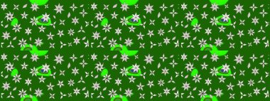 Çiçekler suluboya eskiz deseni. Raster Stili kumaş deseni.