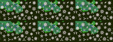 Kızılderili desenli desenli desenli şal deseni. Raster Henna dövme stili. Etnik Mandala süsü. Tekstil, tebrik kartı, boyama kitabı, telefon kılıfı baskısı için kullanılabilir.