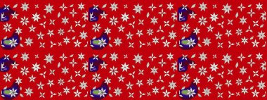 Gömlek, arka plan modelini çiz. Tropik çiçekler. Kırmızı renkte çiçekler.