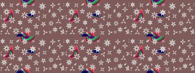 Güzel suluboya yaz çiçekleri deseni..