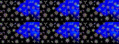 Moda baskıları için zarif bir şablon. Modern çiçek arkaplanı. Parlak renkli çiçekli ve siyah yapraklı harika bir çiçek deseni. Halk stili.