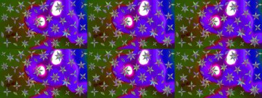 Çiçekli karalama şeklinde Raster çiçek deseni. Mor renkli çiçekler. Nazik, narin çiçek arkaplanı.