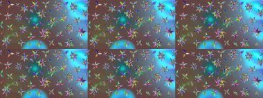 Raster illüstrasyonu. Güzel kumaş deseni. Bahar çiçekli güzel bir çiçek deseni..