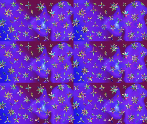 Raster illüstrasyonu. Moda baskısı. Eski model. Suluboya çizim kalıbı. Çiçeğin suluboya çizimlerinin mükemmel deseni. Dekorasyon ve tasarım için güzel desen.