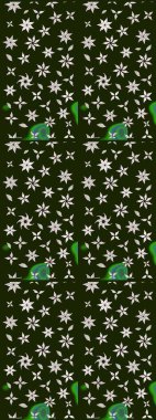 Suluboya çiçekli çiçek deseni. Raster illüstrasyonu. Gri ve nötr renklerde güzel tekstil.