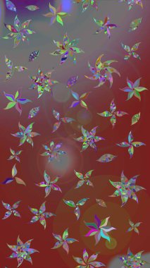 Bahar mevsimi. Nazik romantik baskı. Raster güzel bir çiçek deseni çizmiş. Tatil havası..