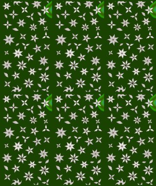 Çiçek arkaplan. Çiçek kolajı. Doğa. Raster deseni. Çiçek kompozisyonu. - Yeşil çiçekler. Küçük çiçekte güzel desen var..