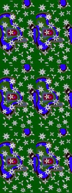 Nazik romantik baskı. Bahar mevsimi. Raster güzel bir çiçek deseni çizmiş. Tatil havası..