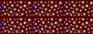 Moda baskıları için zarif bir şablon. Robot resim. Küçük renkli çiçekler. Motley illüstrasyonu. Çiçekli bahar çiçekleri. Küçük çiçekte şirin desenler.