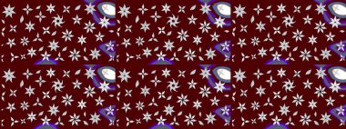 Suluboya, elle çizilmiş. Eskiz arkaplan modeli. Kırmızı yapraklı yabani çiçekler. Raster illüstrasyonu.