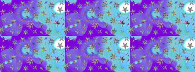 Çizim çiçek deseni duvar kağıdı, web sitesi arka planı, ambalaj kağıdı, davetiye, broşür, afiş veya web sitesi için kullanılabilir. El çizimi Raster çizimi. Parlak elementlerin.