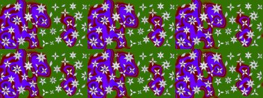 Oldukça eski bir besin torbası deseni, küçük yeşil renkte, çiçekler. Tekstil, kumaş, kapaklar, duvar kağıtları, baskı, naylon, koleksiyon defteri, örgü, dekupaj için güzel bir eskiz. Millefleurlar.