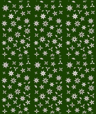 Kabile sanatı boho baskısı, klasik çiçek arkaplanı. Soyut etnik raster çizim kalıbı. Arkaplan dokusu, duvar kağıdı, yeşil renkli çiçek teması.