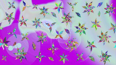 Küçük çiçekteki sevimli çiçek deseni. Tarafsız renklerde çiçekler.