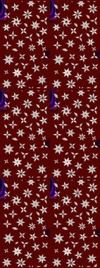 Robot resim. Çiçekli bahar çiçekleri. Küçük renkli çiçekler. Moda baskıları için zarif bir şablon. Küçük çiçekte güzel bir desen. Motley illüstrasyonu.