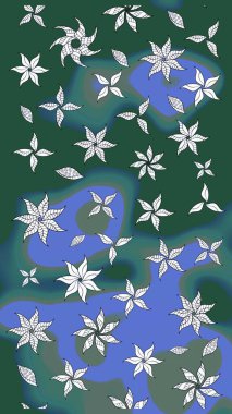 Güzel kumaş deseni. Güzel suluboya yaz çiçekleri deseni..