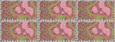 Davetiye ve baskı için basit kadınsı bir model. Bej, nötr ve pembe renkte kelebek bezi şablonu. Uçan kelebek keten temalı Raster. Giysiler için böcek kumaşı klipsleri tekrarlanıyor.