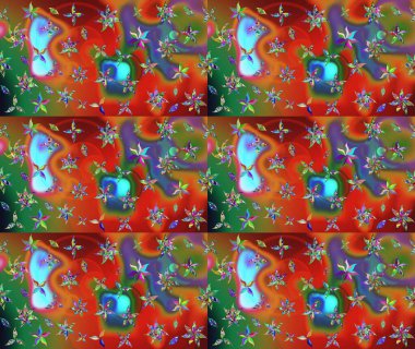 Kırmızı renkte zarif çiçek buketi suluboya. Renkli Bahar Teması eskiz kalıbı. Raster illüstrasyonu. Düz Çiçek Elementleri Tasarımı.