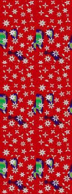 Zentangle soyut çiçekleri. Güzel kumaş deseni. Düz Çiçek Elementleri Tasarımı. Renkli Bahar Teması eskiz kalıbı. Raster illüstrasyonu. Çiçek tozu..