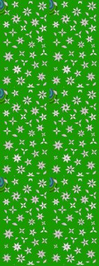 Küçük çiçekte güzel bir çiçek deseni var. Çiçekli çiçek deseni, suluboya. Raster deseni.