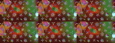 Karşılama ya da düğün geçmişi olarak kullanılabilir. Kahverengi lale çiçekli Raster eskiz deseni. Paket kağıdı için en iyisi. Doğal kozmetik ürünleri, parfüm, çiçekçi dükkanı için bahar ihalesi tasarımı.