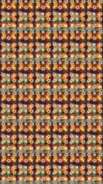 Raster illüstrasyonu. Gri, kahverengi ve kar taneli sarı renkler. Renkli arka planda izole tatlı kar taneleri.